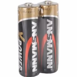 Ansmann X-Power Mignon AA, Batterie à usage unique, Alcaline, 1,5 V, 2 pièce(s), Noir, Or, 50,5 mm