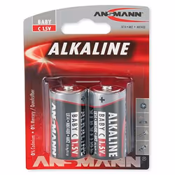 Ansmann Baby C, Alcaline, 1,5 V, 2 pièce(s), 50 mm