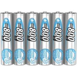 MaxE HR03 Pile rechargeable LR3 (aaa) NiMH 800 mAh 1.2 v 6 pc(s) A37012 - Ansmann