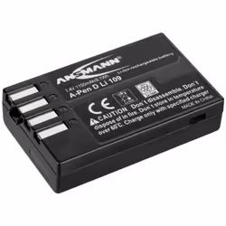 Ansmann A-Pen D-LI 109, Pentax, 1100 mAh, 7,4 V, Lithium-Ion (Li-Ion)