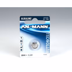 Ansmann Alkaline Battery LR 44, Batterie à usage unique, Alcaline, 1,5 V, 1 pièce(s), LR 44