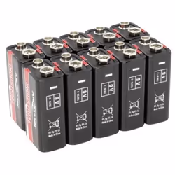Ansmann 1505-0001, Batterie à usage unique, 9V, Alcaline, 9 V, 10 pièce(s), Cd (cadmium), Hg (mercure)