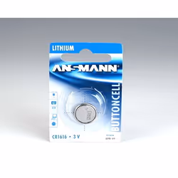 Ansmann Lithium CR 1616, 3 V Battery, Batterie à usage unique, Lithium-Ion (Li-Ion), 3 V, 1 pièce(s), CR 1616