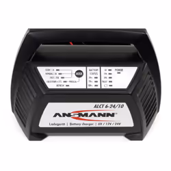 Ansmann ALCT6-24/10 6/12/24 V Noir