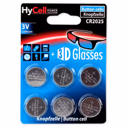 Ansmann 1516-0027, Batterie à usage unique, CR2025, Lithium, 3 V, 6 pièce(s), Argent