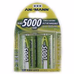 Ansmann Blister 2 X Akku NiMH Mono/D 5000 mAh
