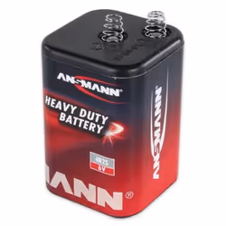 Ansmann 1500-0003, Batterie à usage unique, 6V, Zinc-Carbone, 6 V, 1 pièce(s), 9000 mAh