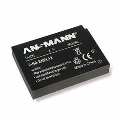 Ansmann A-Nik EN EL 12, 900 mAh, 3,7 V, Lithium-Ion (Li-Ion)