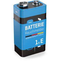 Pile lithium 9V 6AM6 pour détecteur de fumée (1 pce) - Ansmann