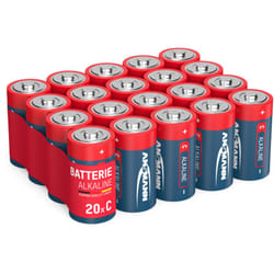 Ansmann - Piles Baby c 1,5V (lot de 20)