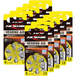 Ansmann - Piles auditives 10 1,4V (lot de 10)