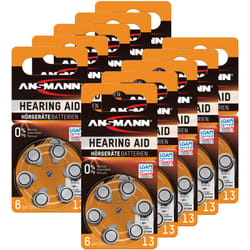 Ansmann - Piles auditives 13 1,4V (lot de 10)
