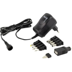 Bloc d'alimentation réglable Hycell 1201-0005 3 v/dc, 4.5 v/dc, 5 v/dc, 6 v/dc, 7.5 v/dc, 9 v/dc, 12 v/dc 300 mA 3.6 w