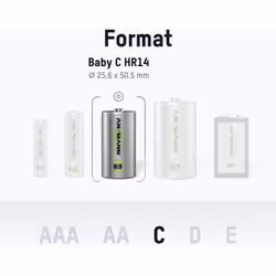 Batterie avec faible autodécharge pour appareils avec une grande consommation de courant La solution idéale pour les utilisat ...