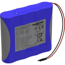 4S1P Pack de piles rechargeables 4x 18650 avec câble Li-Ion 14.4 v 3350 mAh Y132393 - Ansmann