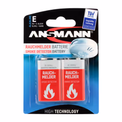 Ansmann 1515-0006, Batterie rechargeable, 9V, Alcaline, 9 V, 2 pièce(s), Cd (cadmium), Hg (mercure)