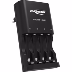ANSMANN Powerline 4 Smart Chargeur pour 1-4x piles AAA/AA Avec le Powerline 4 Smart, vous pouvez facilement charger jusqu'à q ...