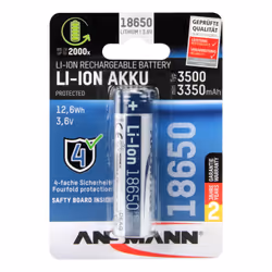 Ansmann 1307-0001, Batterie rechargeable, Lithium-Ion (Li-Ion), 3,6 V, 1 pièce(s), 3500 mAh, 12,6 Wh