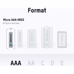 Batterie avec faible autodécharge pour appareils avec une grande consommation de courant La solution idéale pour les utilisat ...