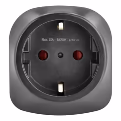 Ansmann 1250-0032 adaptateur prise d'alimentation Type A Type C (Europlug) Noir