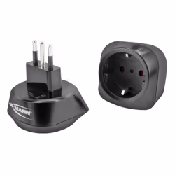 Ansmann 1250-0035, Type L (IT), Type C (Europlug), Droit, Droit, 250 V, 10 A