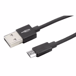 Ansmann 1700-0076 câble USB 1,2 m USB A Micro-USB B Noir