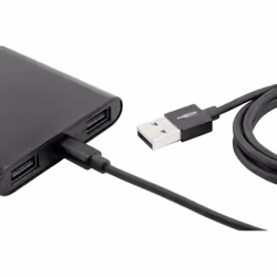 Ansmann 1700-0076 câble USB 1,2 m USB A Micro-USB B Noir - Vue supplémentaire 4