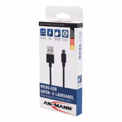 Ansmann 1700-0076 câble USB 1,2 m USB A Micro-USB B Noir - Vue supplémentaire 6