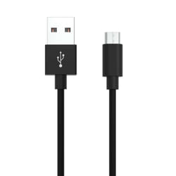 Ansmann 1700-0077 câble USB 0,2 m USB 2.0 USB A Micro-USB B Noir