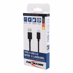 Ansmann 1700-0081 câble USB 2 m USB 3.2 Gen 1 (3.1 Gen 1) USB A USB C Noir - Vue supplémentaire 6