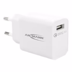 Ansmann 130Q Téléphone portable, Smartphone, Tablette Blanc Secteur Charge rapide Intérieure