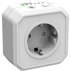 Ansmann - Prise programmable AES1 avec compte à rebours – Blanc
