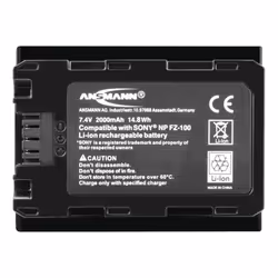 Ansmann 1400-0079 batterie de caméra/caméscope Lithium Polymère (LiPo) 2000 mAh