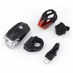 Ansmann 1600-0254 Lumière de vélo Feu arrière + feu avant (set) LED