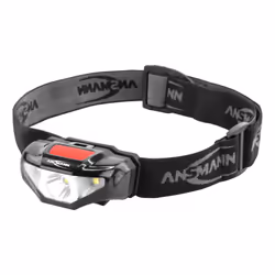 Ansmann HD70B, Lampe frontale, Noir, Acrylonitrile-Butadiène-Styrène (ABS), Plastique, IP44, LED, 1 lampe(s)