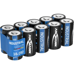 Piles CR2 3V Lithium à la longue durée de stockage (lot de 10) - Ansmann
