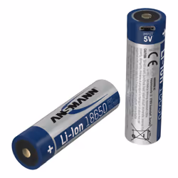 Ansmann 1307-0002, Batterie rechargeable, Lithium-Ion (Li-Ion), 3,6 V, 2600 mAh, 9,36 Wh, Argent