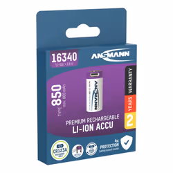 Ansmann 1300-0015 pile domestique Batterie rechargeable 16340 Lithium-Ion (Li-Ion) - Vue supplémentaire 7
