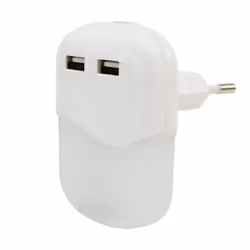 Ansmann NL15AC + 2USB, Veilleuse à brancher, Blanc, ABS, Polycarbonate (PC), Blanc chaud, Chambre à coucher, Couloir, Garage, ...