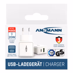 Ansmann HC218PD Universel Blanc Secteur Charge rapide Intérieure - Vue supplémentaire 11