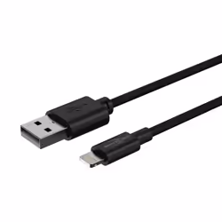 Ansmann 1700-0131 câble Lightning 1 m Noir