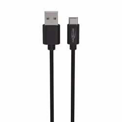 Ansmann 1700-0130, 1 m, USB A, USB C, 480 Mbit/s, Noir