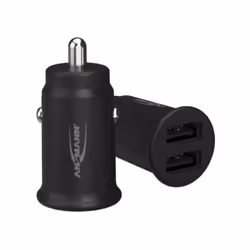 Ansmann CC212, Auto, Allume-cigare, 5 V, Noir