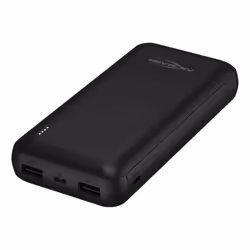 Ansmann PB212, 20000 mAh, Lithium Polymère (LiPo), 3,7 V, 10,5 W, Noir