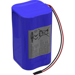 4S1P Pack de piles rechargeables 4x 18650 avec câble Li-Ion 14.4 v 2550 mAh Y132353 - Ansmann