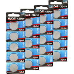 Hycell - Piles bouton CR2450 3V 540 mAh (lot de 20)