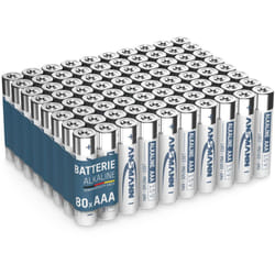 Lot de piles alcalines Micro aaa / LR03 (80 pces) - Ansmann