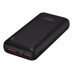 Ansmann PB320PD, 20000 mAh, Lithium Polymère (LiPo), Quick Charge 3.0, 3,7 V, Noir