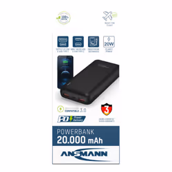 Ansmann PB320PD Lithium Polymère (LiPo) 20000 mAh Noir - Vue supplémentaire 13