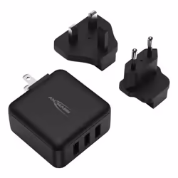 Ansmann TC315, Intérieure, Secteur, 5 V, 3 A, Noir